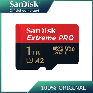 sandisk extreme pro micro sd 64gb 128gb 32gb memory card 512g class 10 cartao de memoria u3 a2 v30 1tb tf flash card for gopro free global shipping