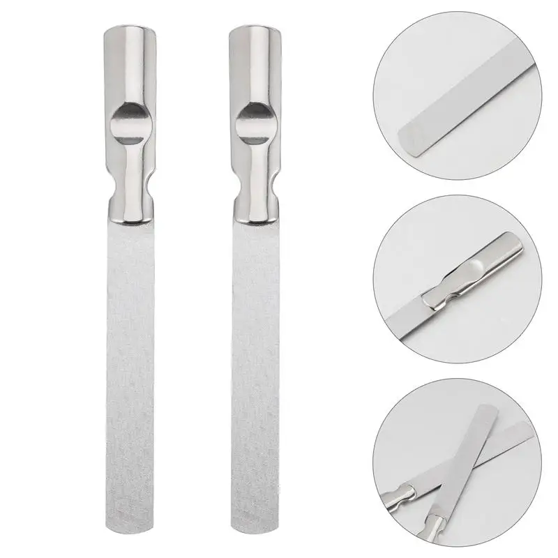 

2pcs Portable Durable Nail Trimmer Tool Nail Care Tools Nail Files Manicure File