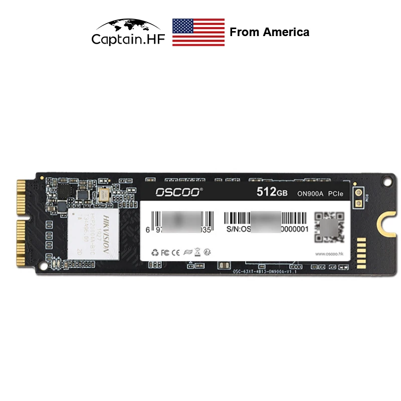 US Captain Новый 256 ГБ 512 1 ТБ SSD для Apple MacBook Air Pro Mac mini iMac Твердотельный Накопитель