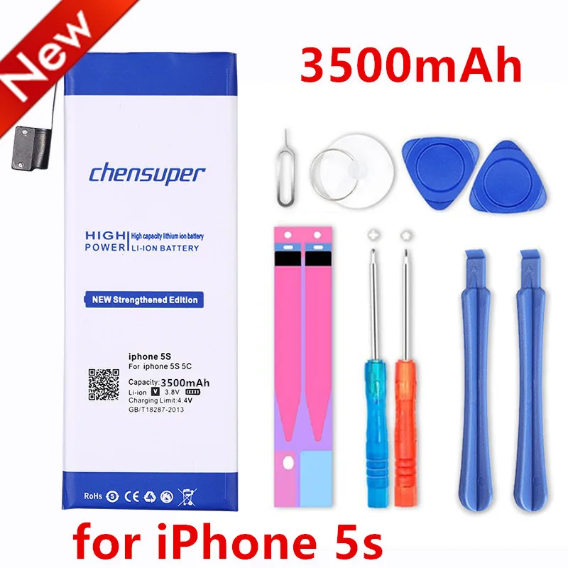 100% Оригинальный chensuper 3500 мАч оригинальный литий-ионный аккумулятор для iPhone |