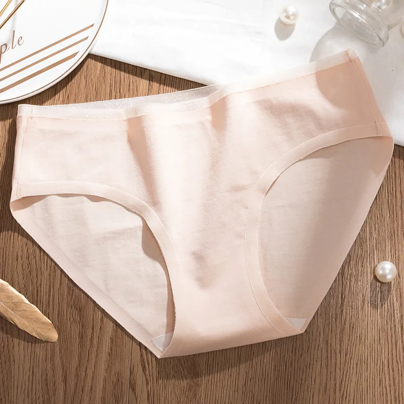 

M-XL Panties Women Briefs Sexy Female Lingerie Comfort Pure Cotton Girls Underpants Women Underwear Solid Color Low Waist Cute