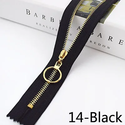 14-Black Meetee 10/20 штук 20/30 см 3# металлическая молния с закрытым концом Автоматическая блокировка язычок молнии голова Декор DIY сумка кошелек швейной по индивидуальному заказу аксессуар - Цвет: 14-Black