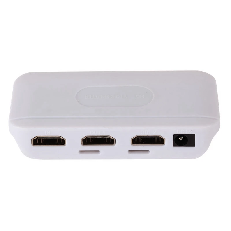 

HDMI-Compatible Splitter, One-In-Two-Out High-Definition Video Tv Crossover Switch for Laptops, Ps4, Ps3, Etc.