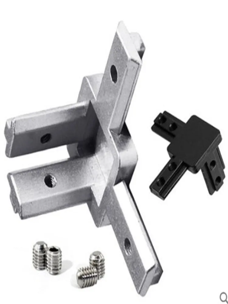 Aluminum T-slot 20x20 profile 90 deg small corner connector bracket 8-set