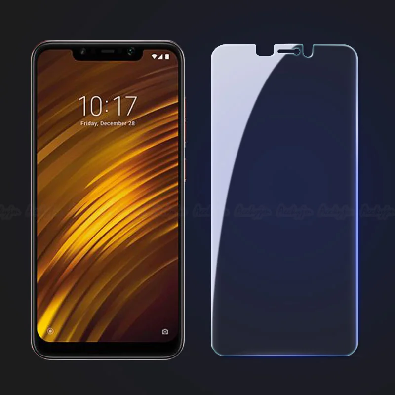 Закаленное стекло JGKK с защитой от синего света для Pocophone F1 Защита экрана Pocophon Pocofone