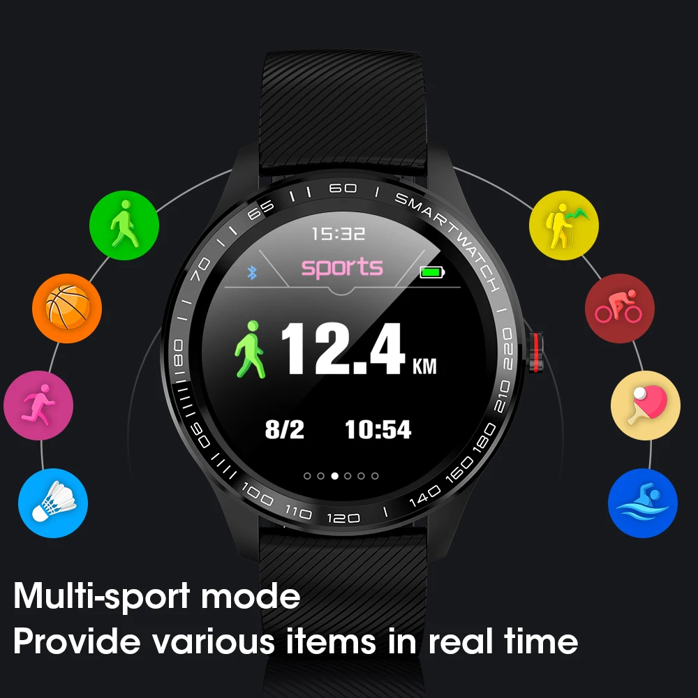 L9 smartwatch ECG Heart Rate Calls Reminder IP68 Waterproof Watch Men Full Touch Sport | Smart Watches