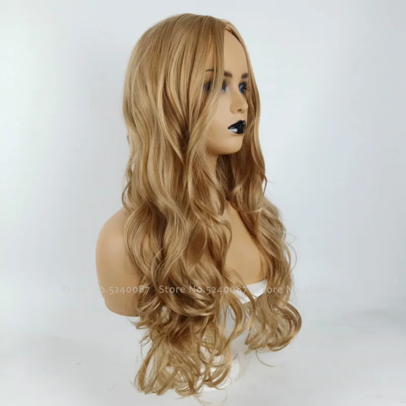 Женский карнавальный парик Elf Princess длинные вьющиеся волосы в британском стиле