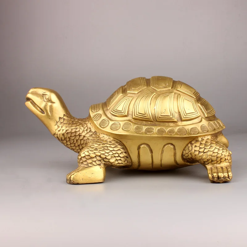 

Feng Shui Turtle Statue Money Wealth Luck Tortoise Figurine Home Desktop Office Decoration Gift