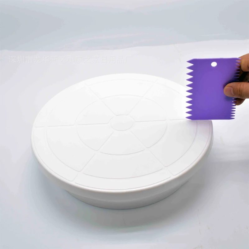 Скребок для крема однотонный 3 шт./лот скребок с неровными зубцами сделай сам