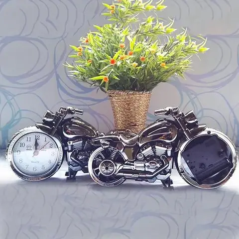 Классные Будильник мотоцикл модели модные солнцезащитные очки в стиле ретро с