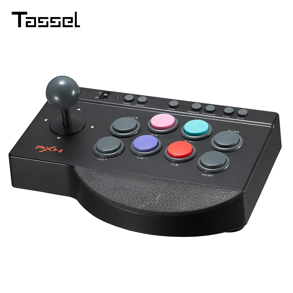 

PXN-0082 Gamepad Arcade Wired Game Joystick Controller USB Interface For PC PS3 PS4 Xbox One Switch