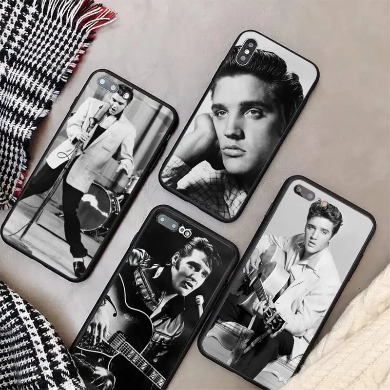 

Elvis Presley Phone Case for Samsung LITE A750 A8 PLUS A40 A50 A50S A30S A70 A10S A20S A51 A52 A72 cover