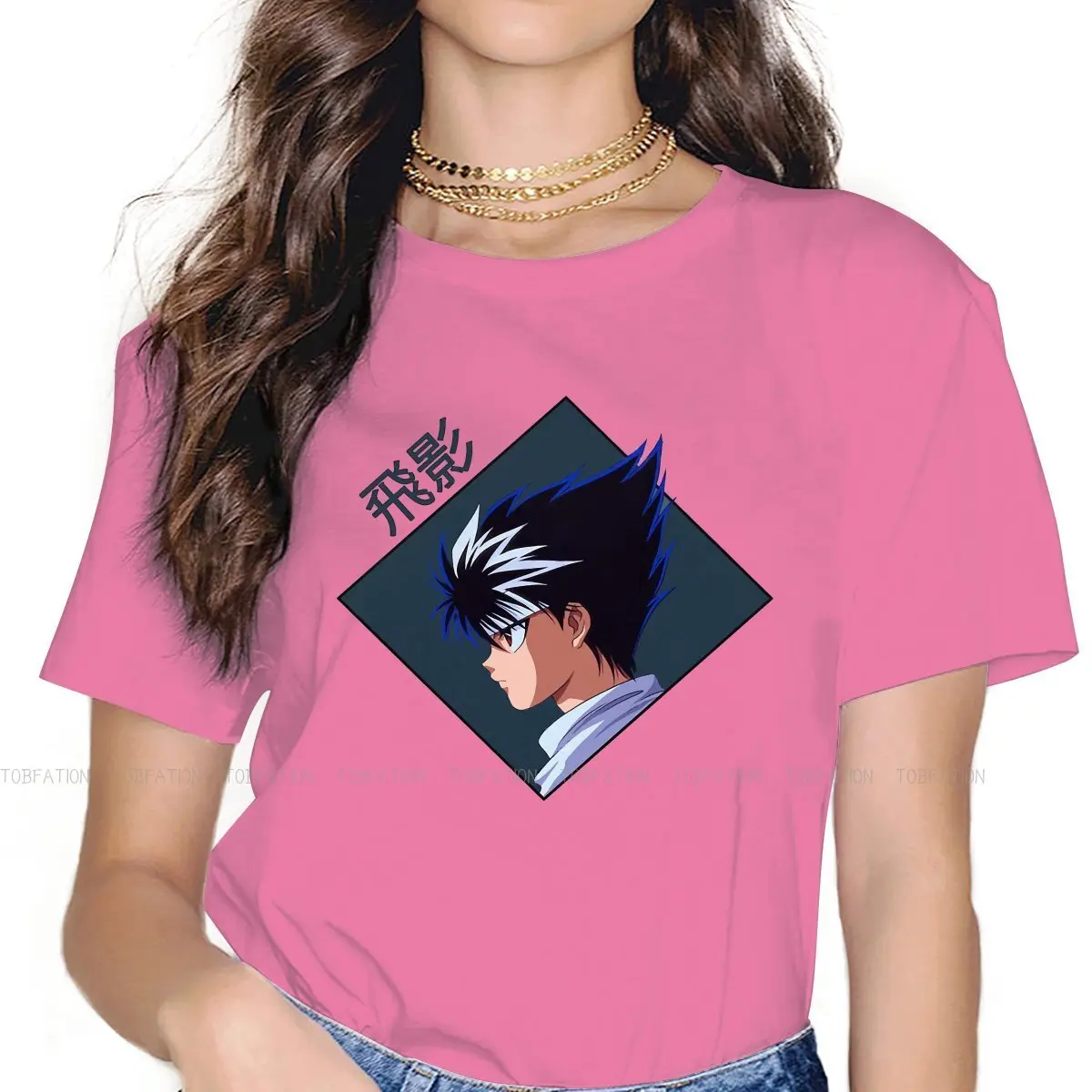 

Футболка Yu Hakusho Yusuke Kuwabara Kurama Botan для женщин и девочек Hiei 4XL Футболка для отдыха Новинка пушистая