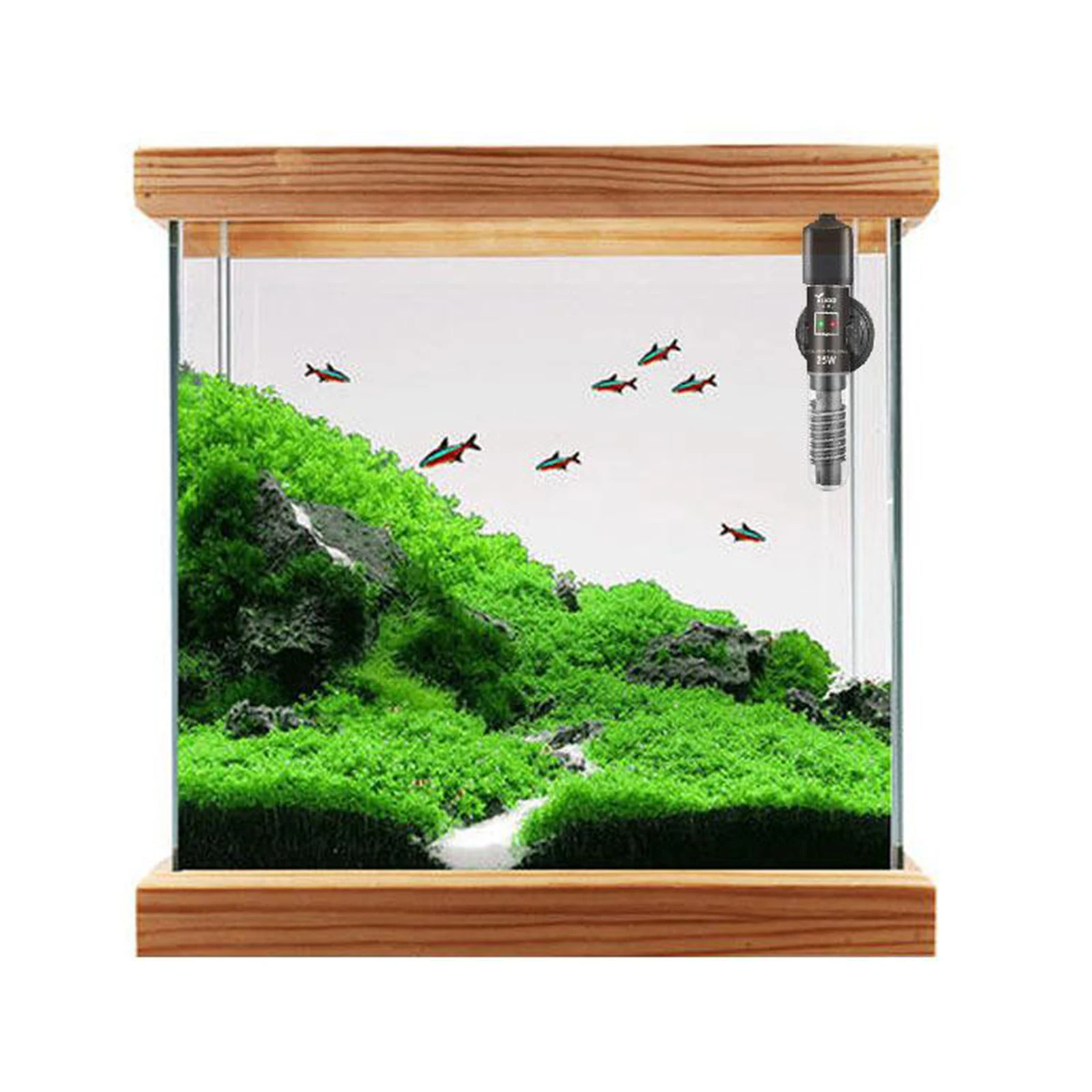 Маленький аквариумный водонагреватель погружной точный автоматический