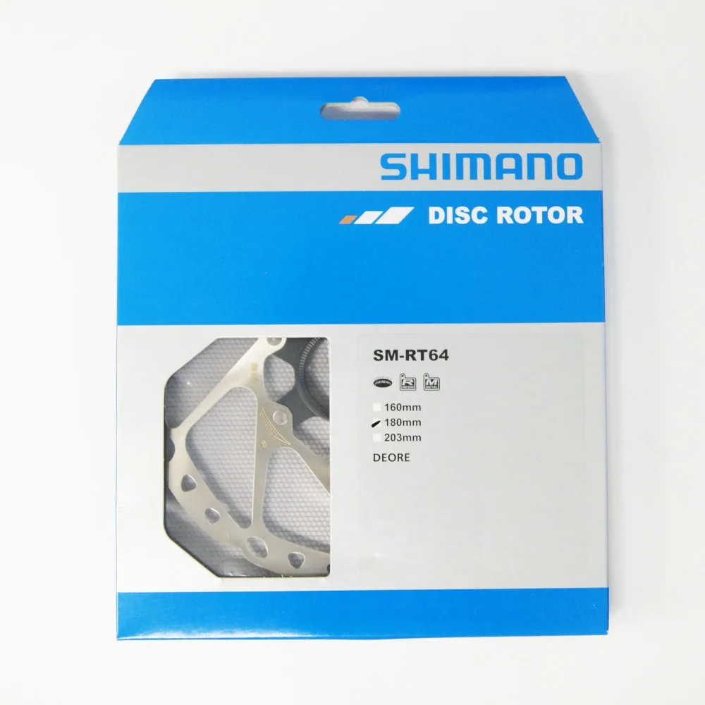 Оригинальный Shimano Deore велосипедный SM RT64 Центральный замок дисковый тормозной