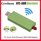 Лидер продаж, USB-адаптер Grwibeou SDR, устройство для ТВ-тюнера, приемник SDR, USB-адаптер из алюминиевого сплава, r8rtl2832u + R820T2 + 1Ppm TCXO