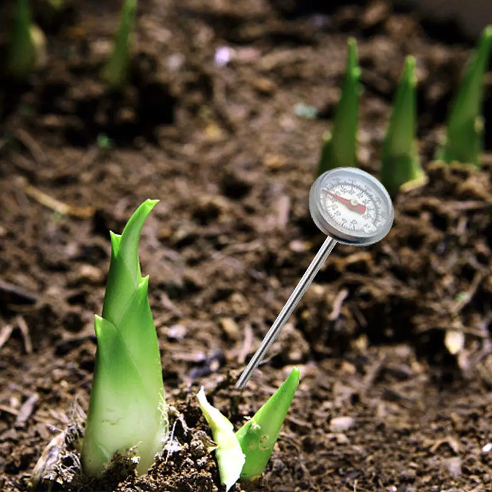 Почвенный термометр из нержавеющей стали 127 мм ствол Цельсия диапазон