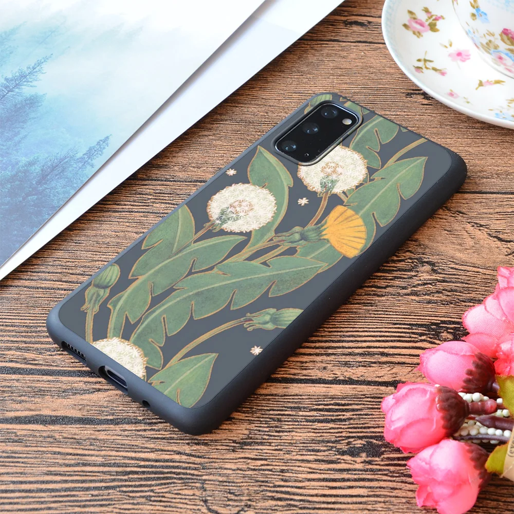 

For Samsung Galaxy Dandelion Seamless Pattern Print Soft Matt Phone Case