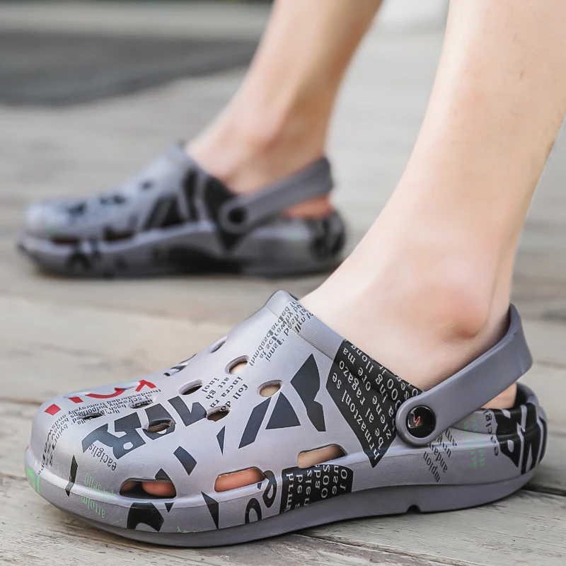 summer sandals korean rubber garden Wear-Resistant Beach flip flops Insole slippers EVA shoes man sandal