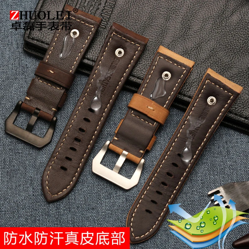 Ремешок из матовой воловьей кожи для наручных часов P-e-Письмо/D-i-esel браслет в