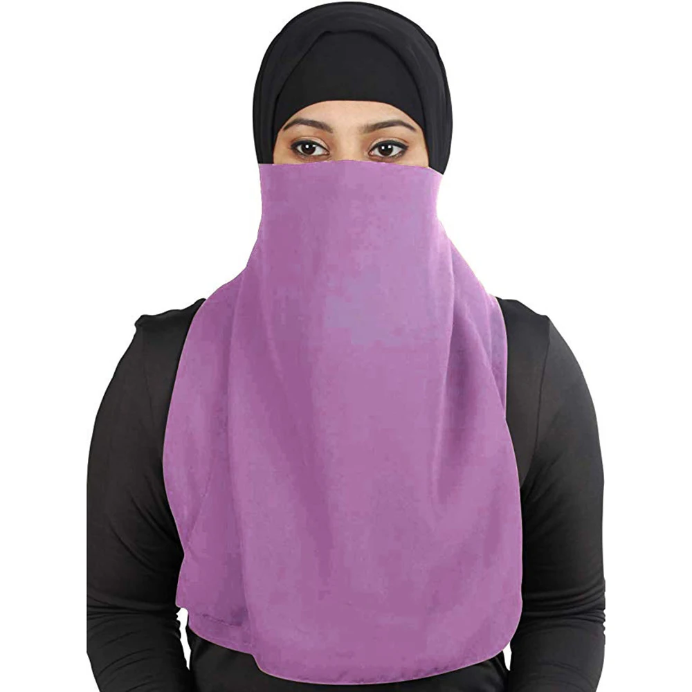 Мусульманская Фата для женщин исламский хиджаб Niqab Арабская скромная одежда