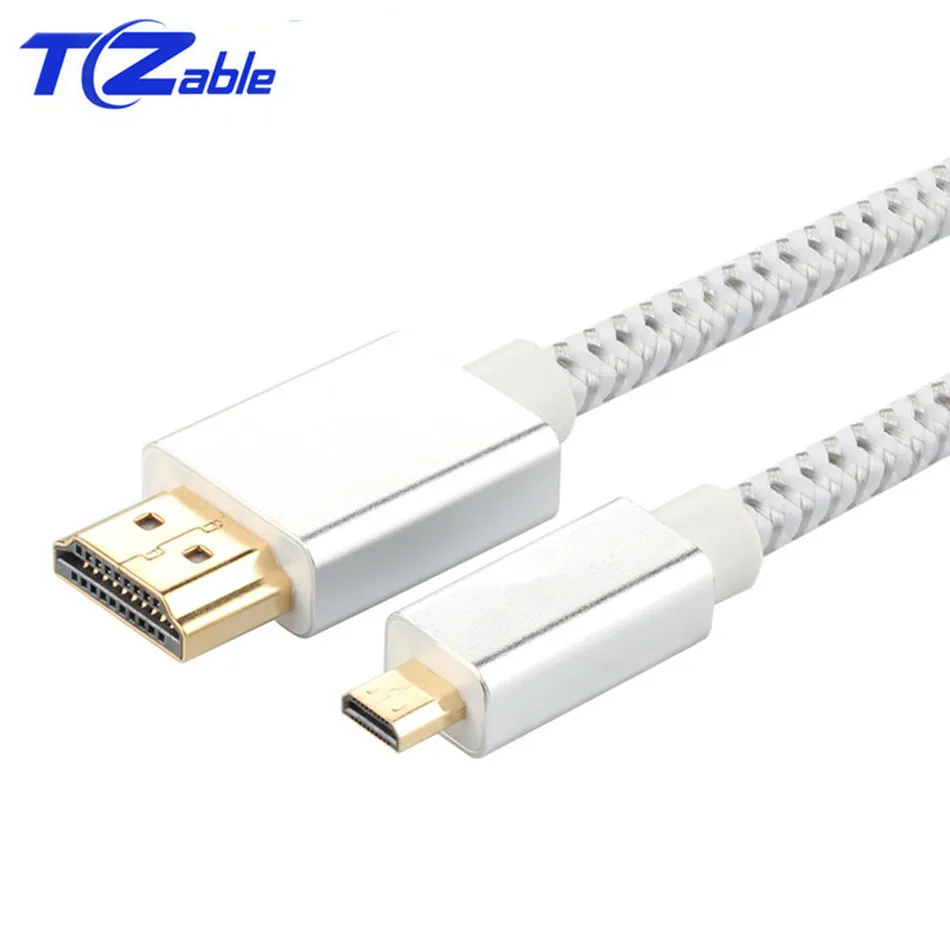 Кабель HDMI 4k адаптер 2 0 Micro 60 Гц папа для PS4 Xiaomi TV Box HDTV HD кабель 1 м 3 м|Кабели HDMI| |