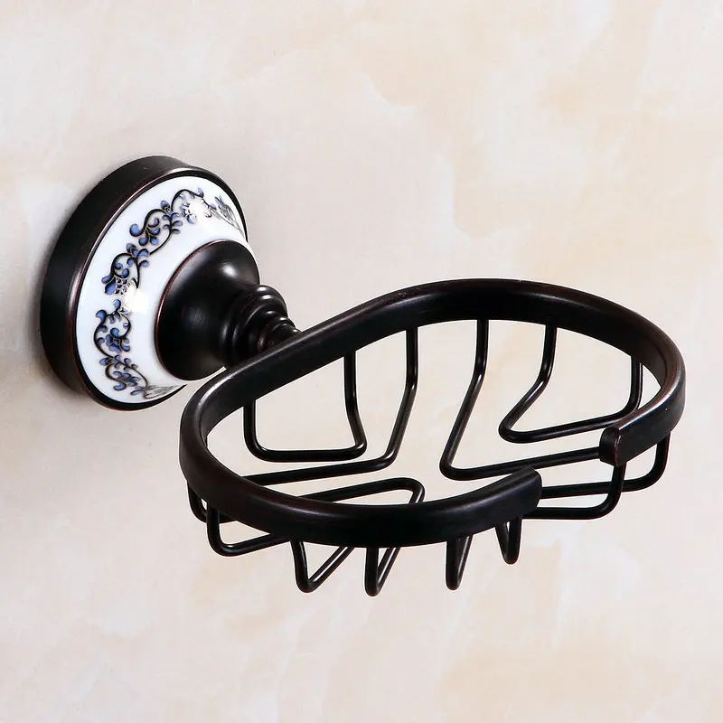Масляный Черный Бронзовый Матовый аксессуар для ванной комнаты Полка полотенец