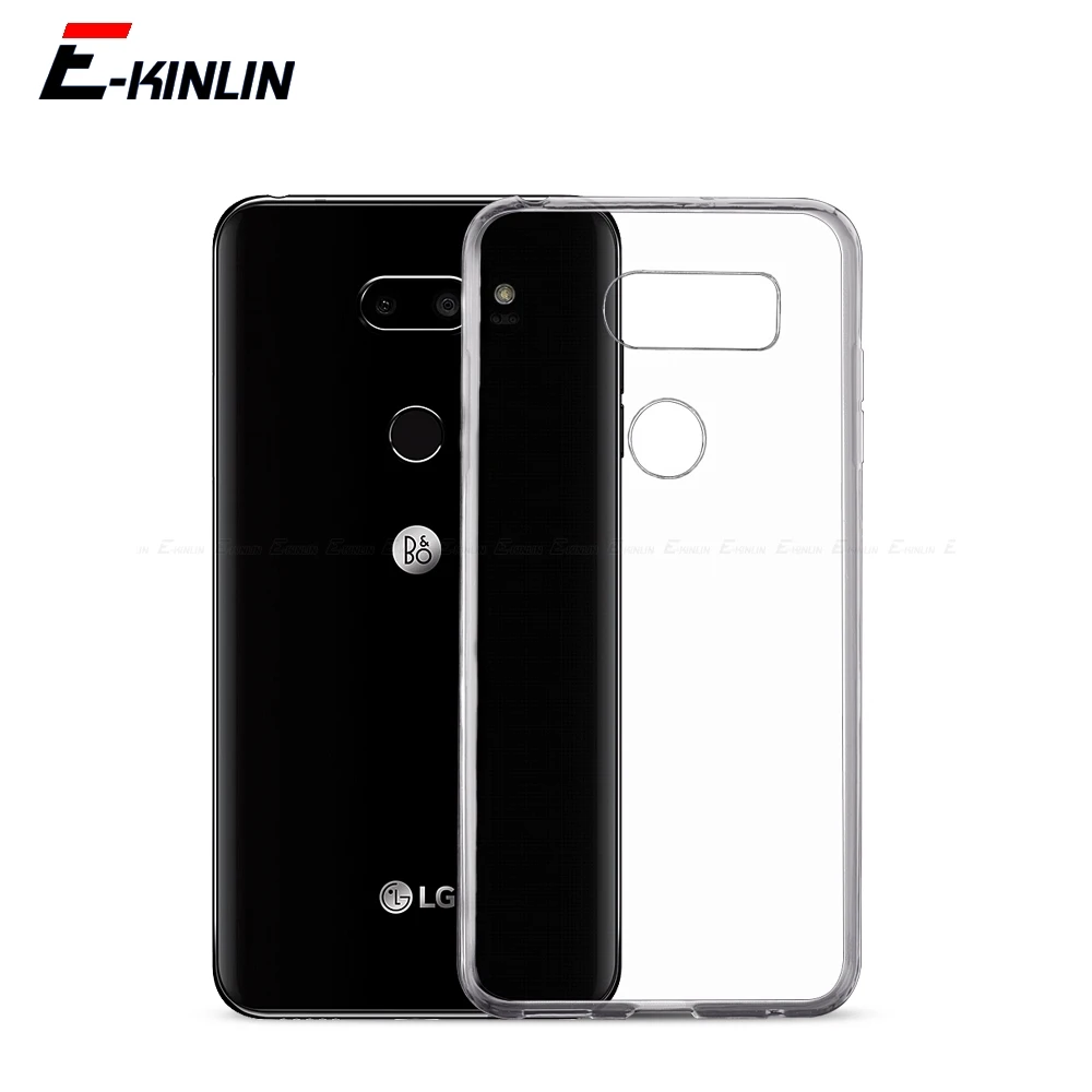 Ultra Thin Clear Soft TPU Phone Case For LG Velvet G8X V60 V50 V50S V40 V35 V30 V30S Plus ThinQ Silicone Phone Back Cover
