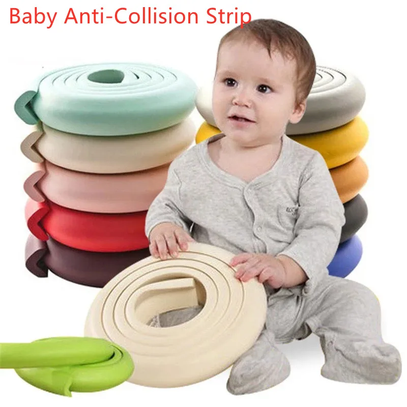 2M Home Anti-Collision Strip Soft Baby Safety Desk Table Edge Guard Strip L-Shaped Kids Protection Bumper Edge Angle
