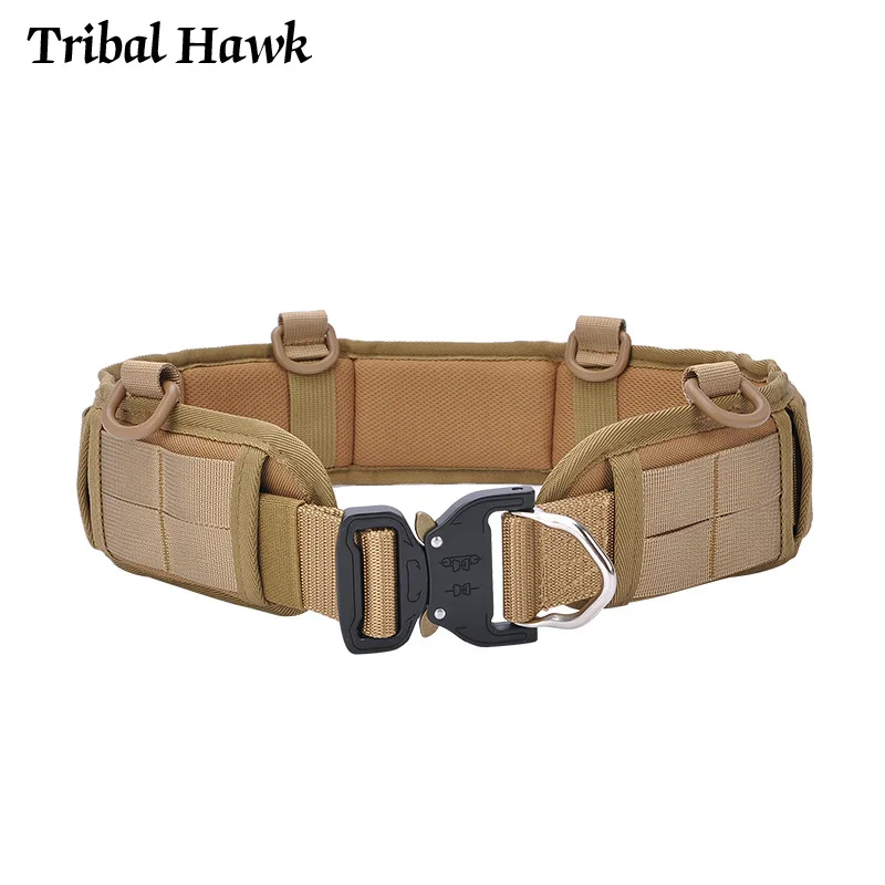 Ремень тактический Мягкий регулируемый для мужчин военный страйкбола мягкий