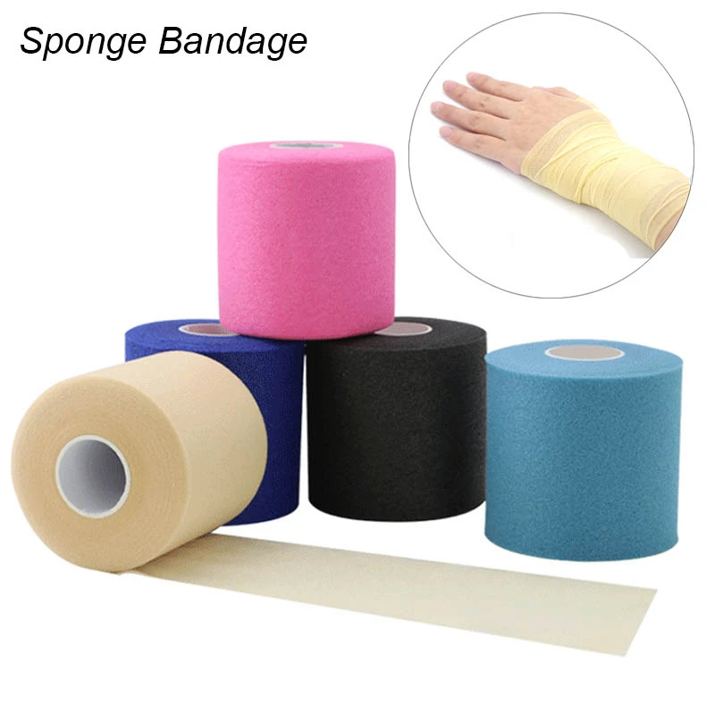 

Skin Membrane PU Foam Bandage Sports Tape For Badminton Racket Non-slip Wrist Straps Protection Knee Elastic Bandage Fixed Ankle