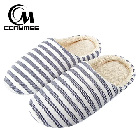 WW-XTW Navy Blue Зимние домашние тапочки мужская повседневная хлопковая обувь теплые плюшевые домашние Тапочки большого размера мужские мягкие Меховые домашние тапочки Меховые тапочки на открытом воздухе мужчины противоскользящие обувь - Цвет: WW-XTW Navy Blue