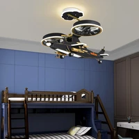 new interior ceiling fan lights for boys children kids room lamparas de teco modern led ceiling lamp for baby room ceiling fans