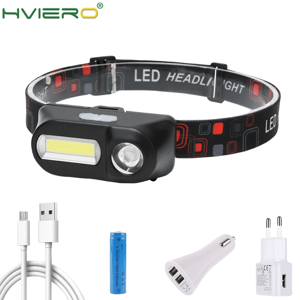 Светильник мини налобный фонарь перезаряжаемый налобсветильник 7 режимов для