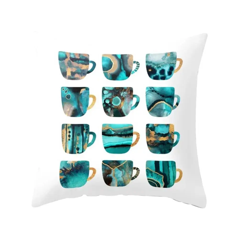 Простой чехол для диванной подушки квадратная подушка дома спальни офиса