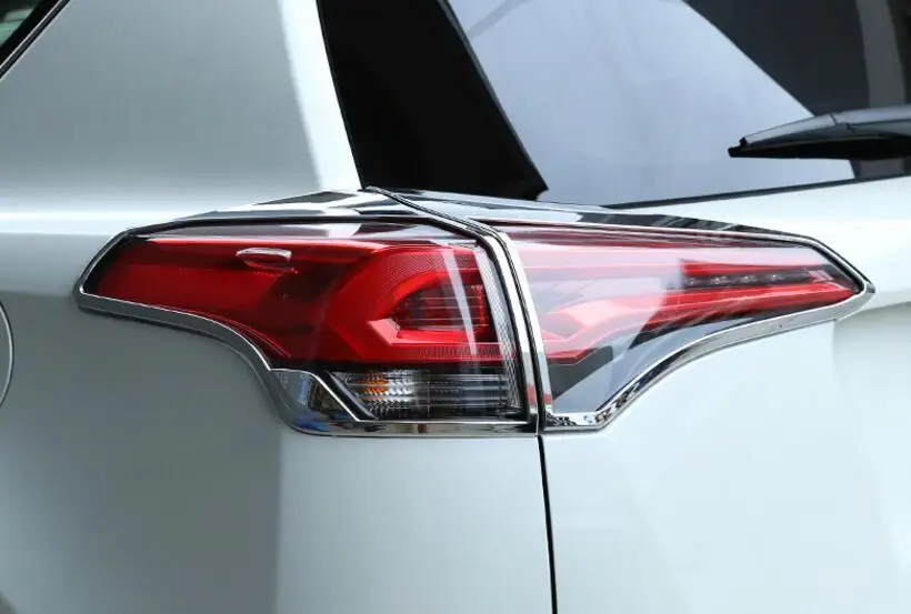 

4 шт., хромированные автомобильные аксессуары для TOYOTA RAV4 2016