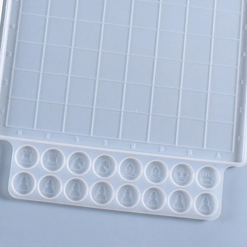 

Crystal Epoxy Resin Mold Board Game International Chess Casting Silicone Mould