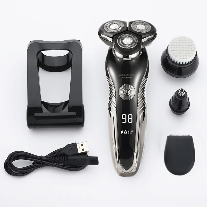 Электрическая бритва ZOZEN электрическая перезаряжаемый бритвенный станок для