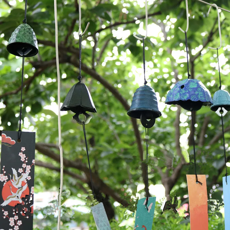 1 шт. японские железные металлические ветряные колокольчики для улицы сада