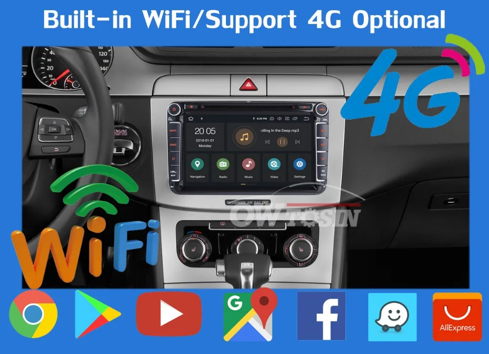 " PX6 4G ram+ 64G rom Android 9,0 автомобильный dvd-плеер для VW Caddy Sharan Amarok Scirocco polo V 6R Multivan T5 Bettle автомобильный радиоприемник