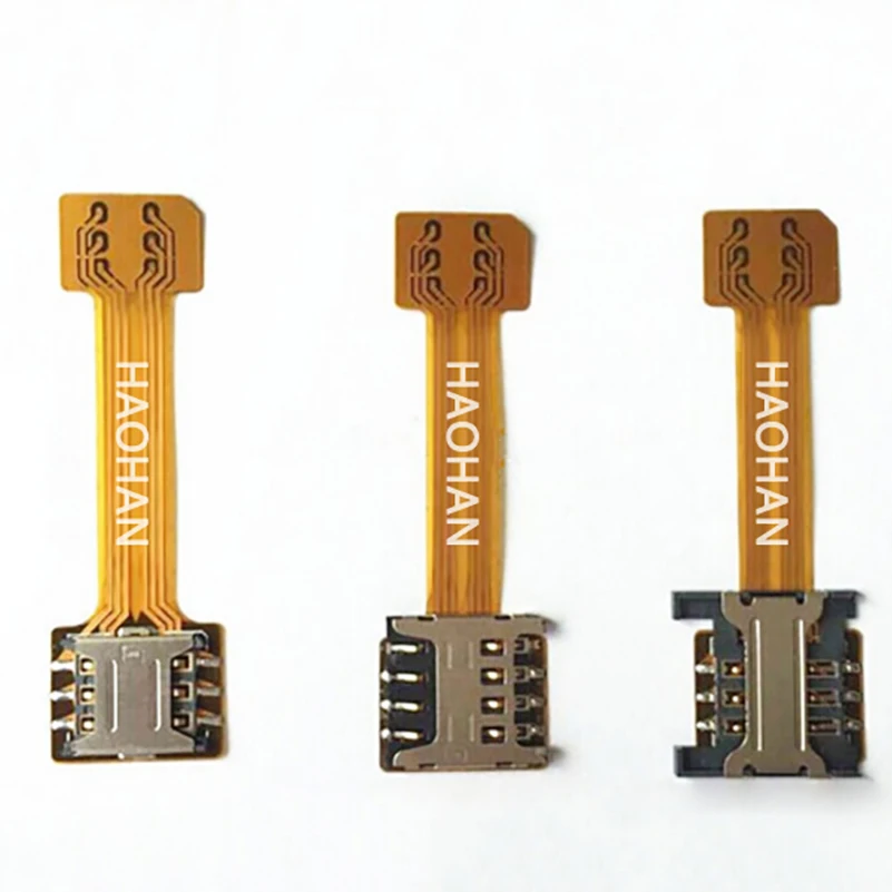Гибридный двойной адаптер Micro SD для двух SIM-карт Android расширитель 2 Nano SIM-адаптер