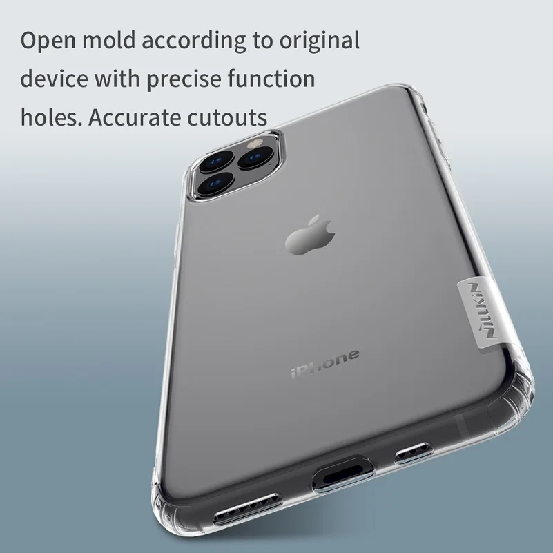 Для iPhone 11 чехол Nillkin натуральный прозрачный мягкий кремний TPU Защитный чехол для iPhone 11/X/XR/XS Max для iPhone 11 Pro