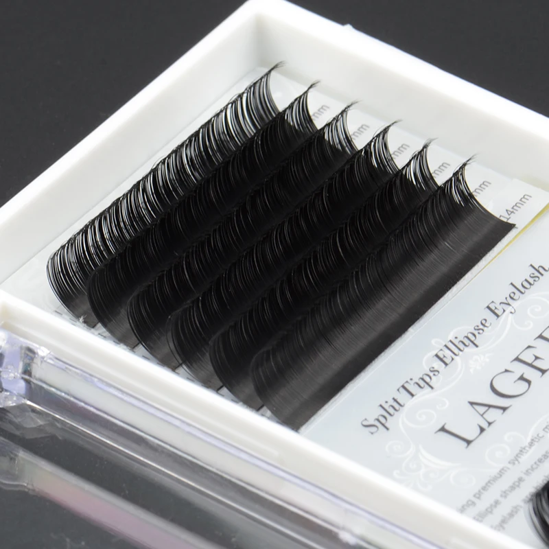 Накладные ресницы LAGEE 10 чехлов в виде плоского эллипса накладные натуральный