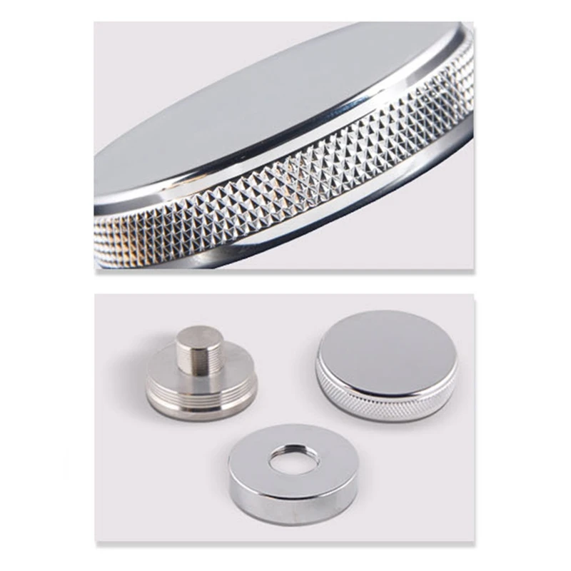 

2 Pcs Coffee Press Powder ,Coffee Distributor,Espresso Distributor,Silver Three Pulp 51Mm & 58Mm