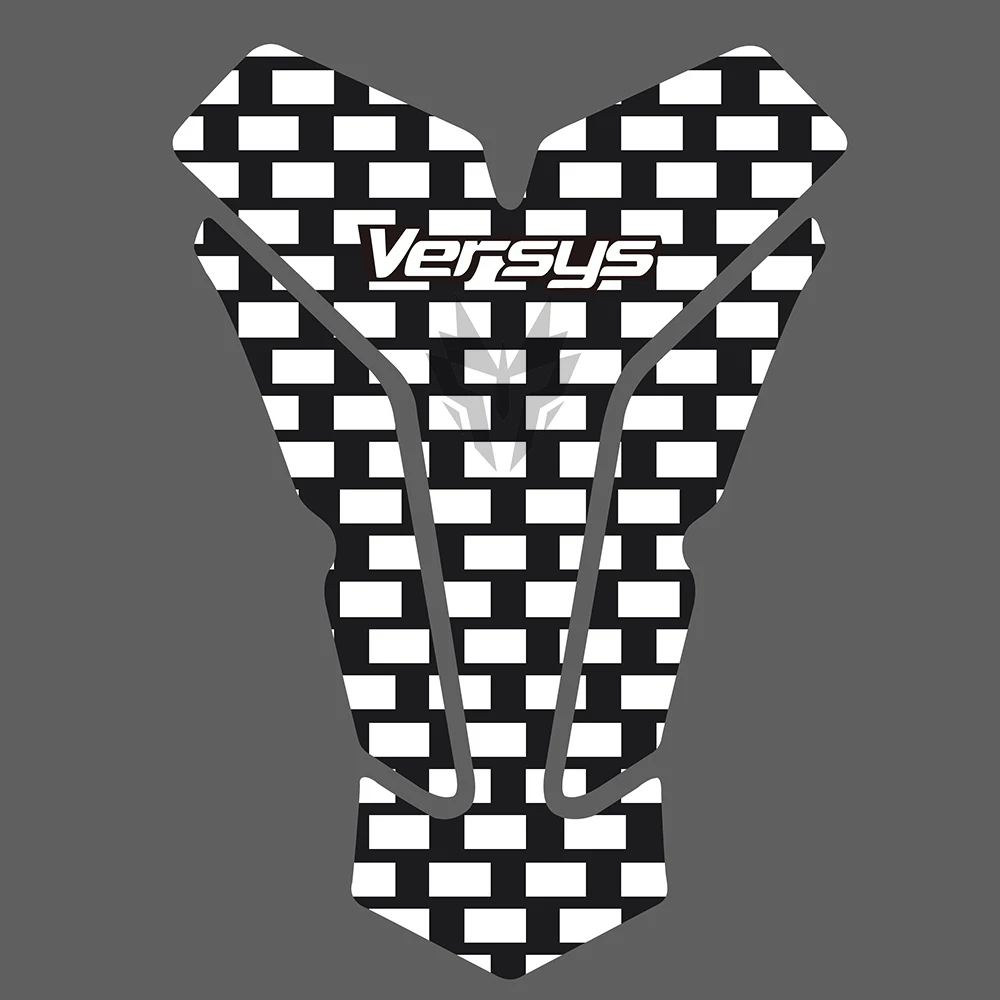 

Motorcycle For Kawasaki Versys 650/650LT 1000 Versys-X300 3D Resin Tank Pad Sticker Decorative Protector General Purpose