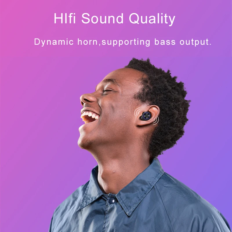 DAG TW80 беспроводные наушники Bluetooth 5,0 наушники бас HiFi Steroe наушники TWS мини наушники с микрофоном+ светодиодный дисплей зарядка