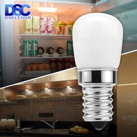 2pcs led fridge light bulb e14 3w refrigerator corn bulb 220v led lamp whitewarm white smd2835 replace halogen chandelier light