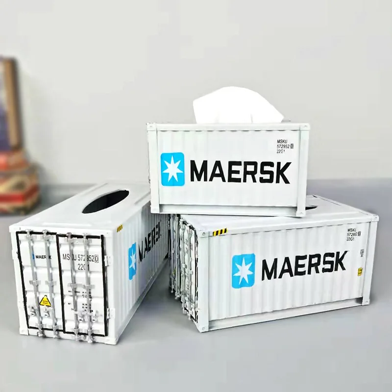 

Iron Container Tissue Box Retro Industrial Style Creative Metal Napkin Towel Storage Case Vintage Desktop Ornaments Home Decor