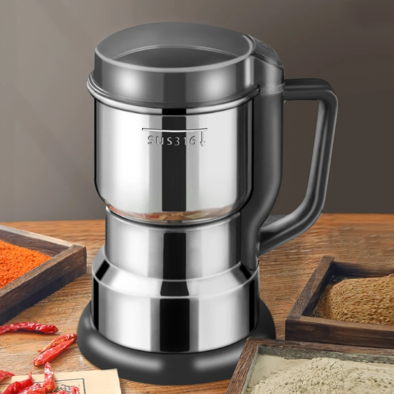 

Электрическая кофемолка для зерна, орехов, бобов, специй, зерен, многофункциональная кухонная домашняя кофемолка, ЕС разъем 220 В