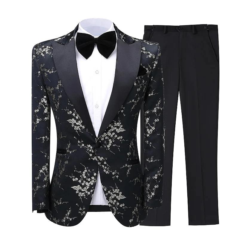 Мужской облегающий костюм с принтом популярная новинка комплект из 2 предметов